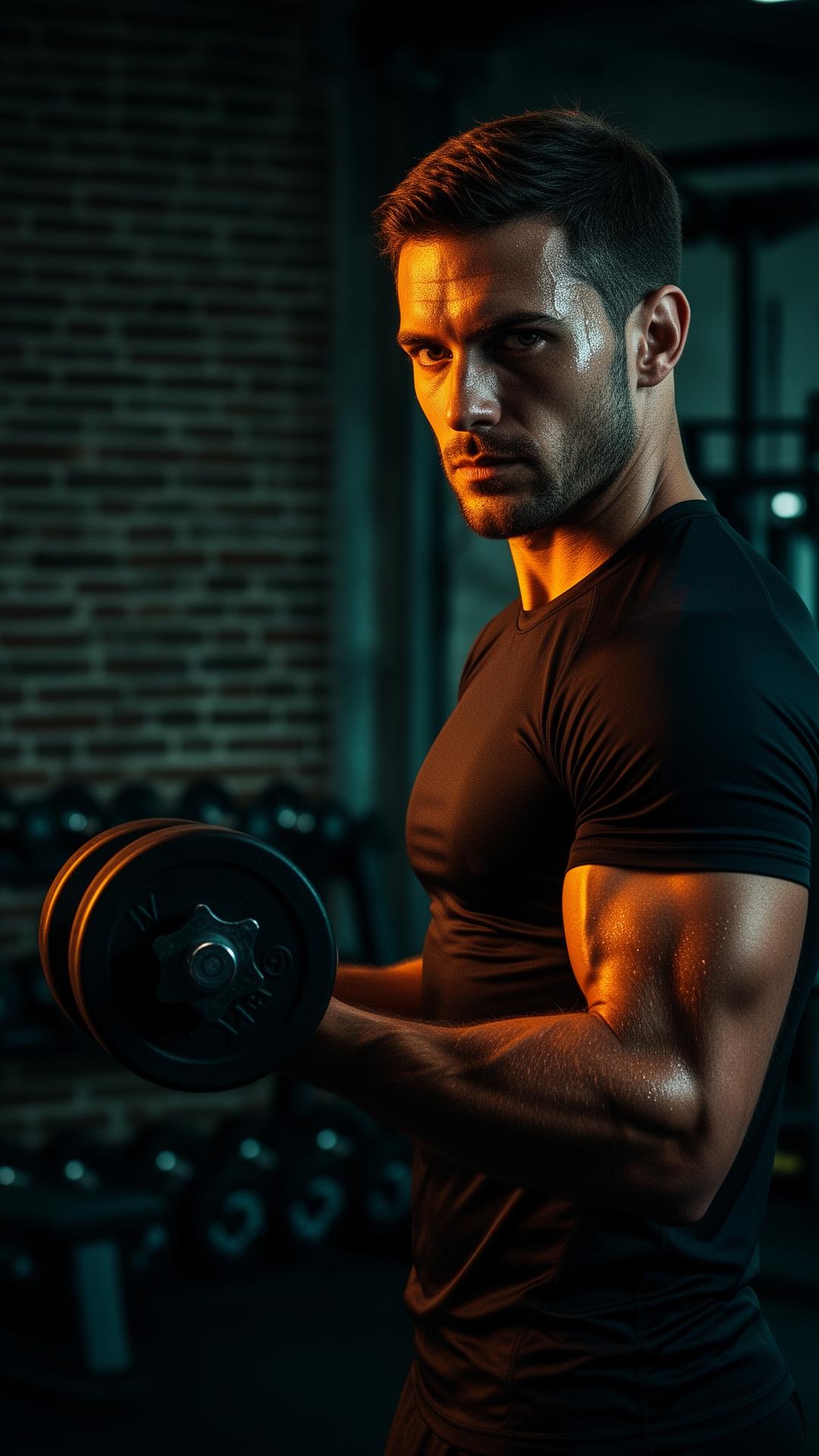 Fitness trener u studiju